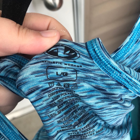 Work Out Tank with Built In Sports Bra - Picture 6 of 6